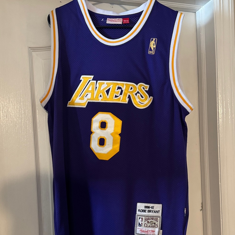 Mitchell & Ness Purple Jersey with Yellow Trim